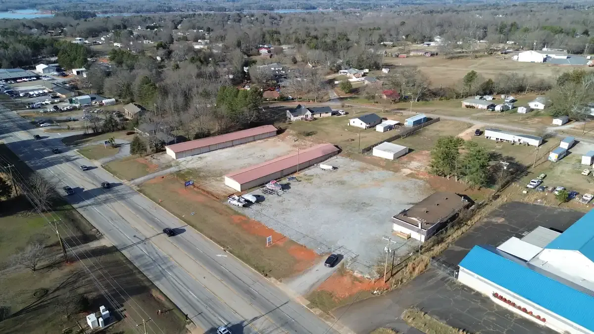Aerial view of Iron Harbor